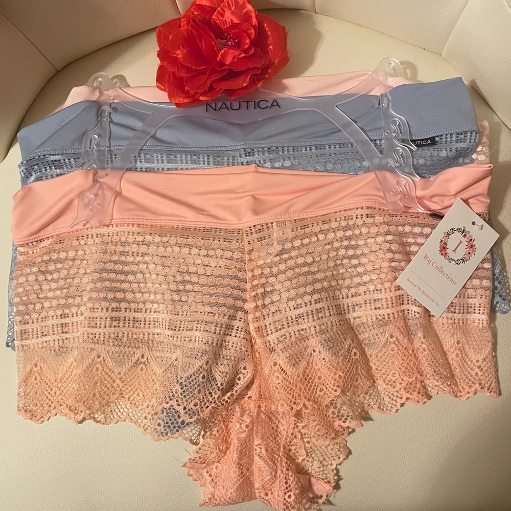 Plus Size  3 Pack Lace Boyshorts Panties - Size 2X